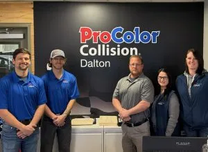 The ProColor Collision Dalton team. Proud to serve the Dalton community with trusted repairs.